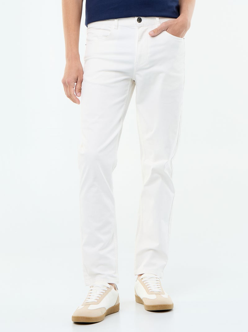Pantaloni chino slim 5 tasche - L32 Beige - Kiabi