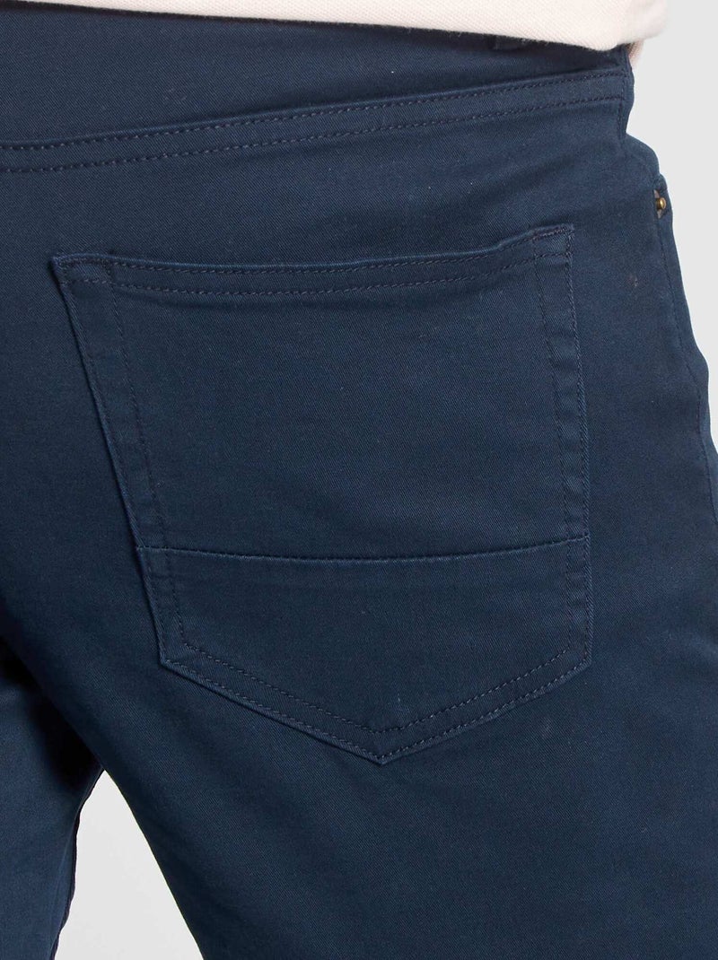 Pantaloni chino slim 5 tasche - L32 BLU - Kiabi