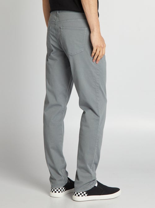 Pantaloni chino slim 5 tasche - L32 - Kiabi