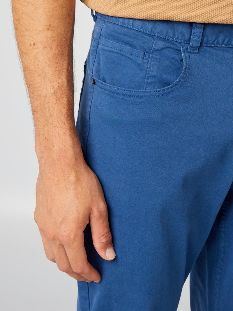 Pantaloni chino slim 5 tasche - L32 BLU - Kiabi