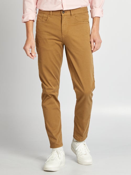 Pantaloni chino slim 5 tasche - L32 - Kiabi