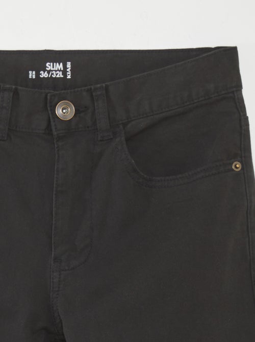 Pantaloni chino slim 5 tasche - L32 - Kiabi