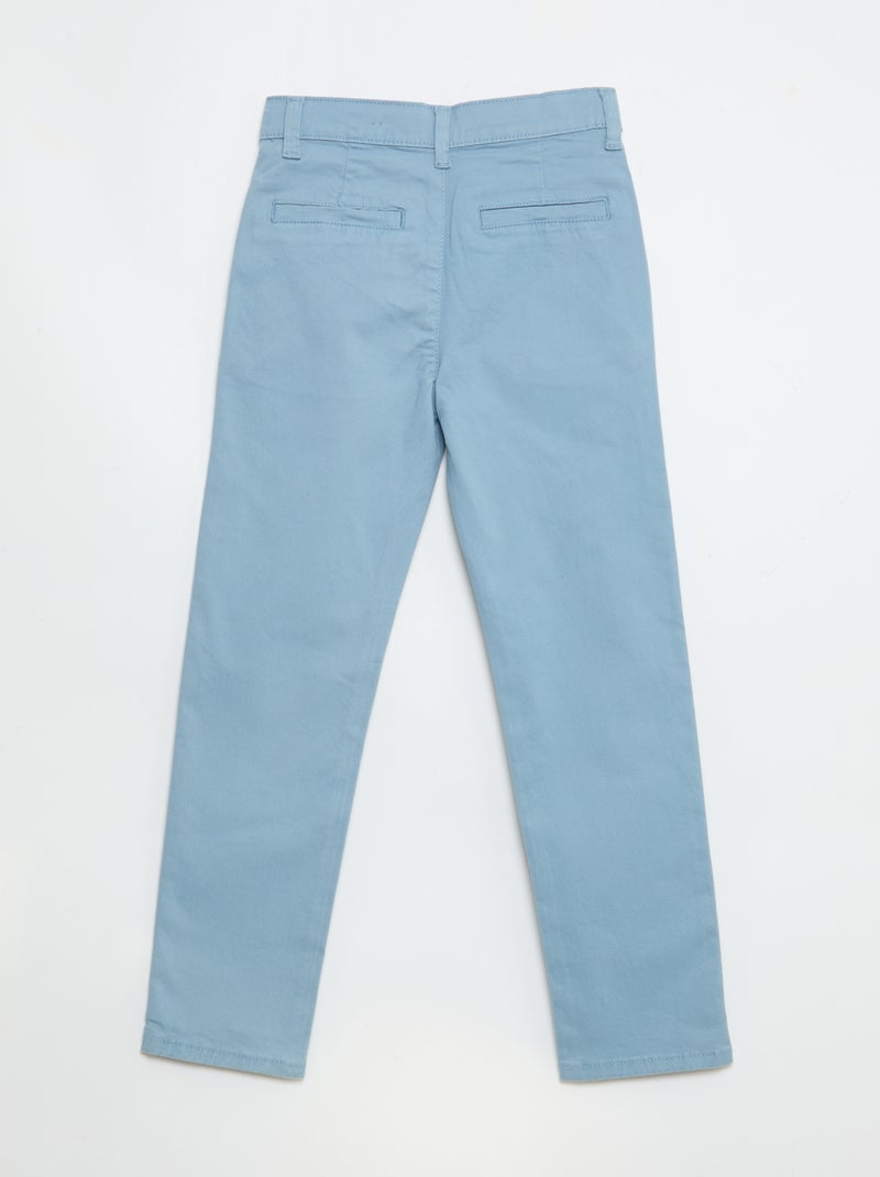 Pantaloni chino slim Blu - Kiabi