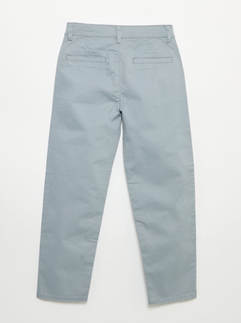 Pantaloni chino slim Blu - Kiabi