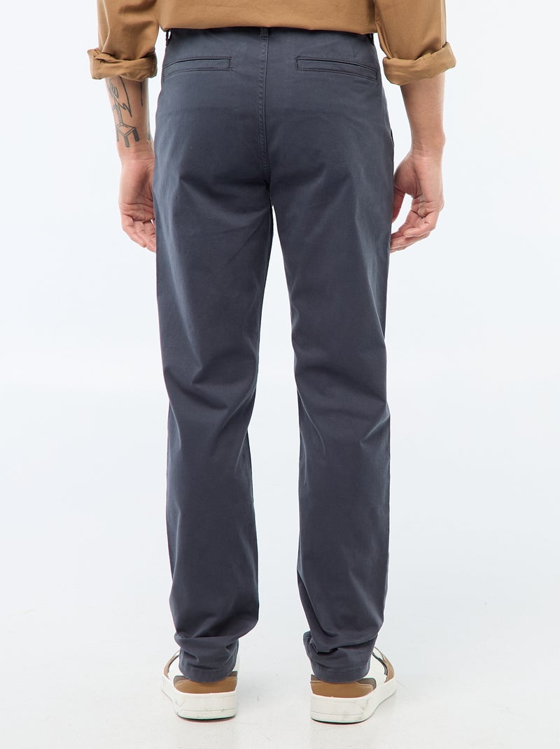 Pantaloni chino slim Blu - Kiabi