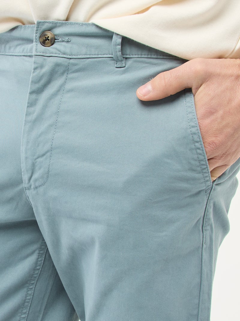 Pantaloni chino slim Blu - Kiabi
