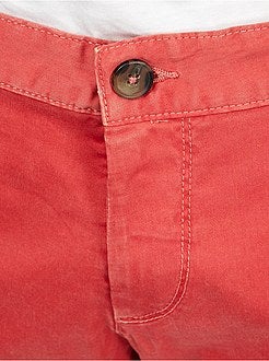 Pantaloni chino slim + cintura - Kiabi