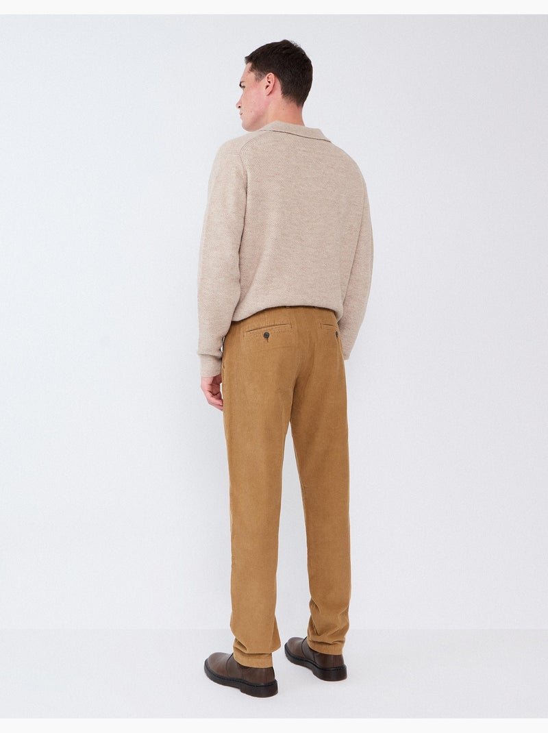 Pantaloni chino slim-fit, mo fashion Marrone - Kiabi