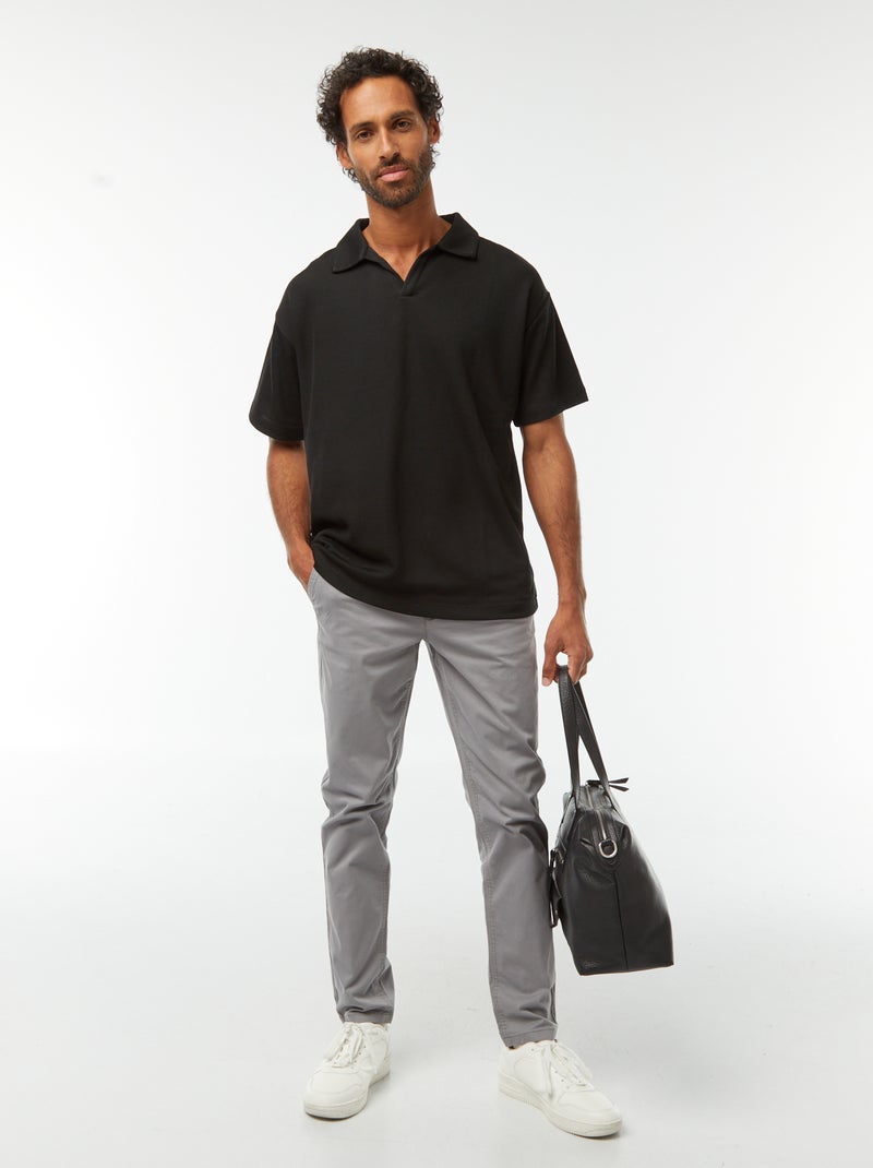 Pantaloni chino slim Grigio - Kiabi