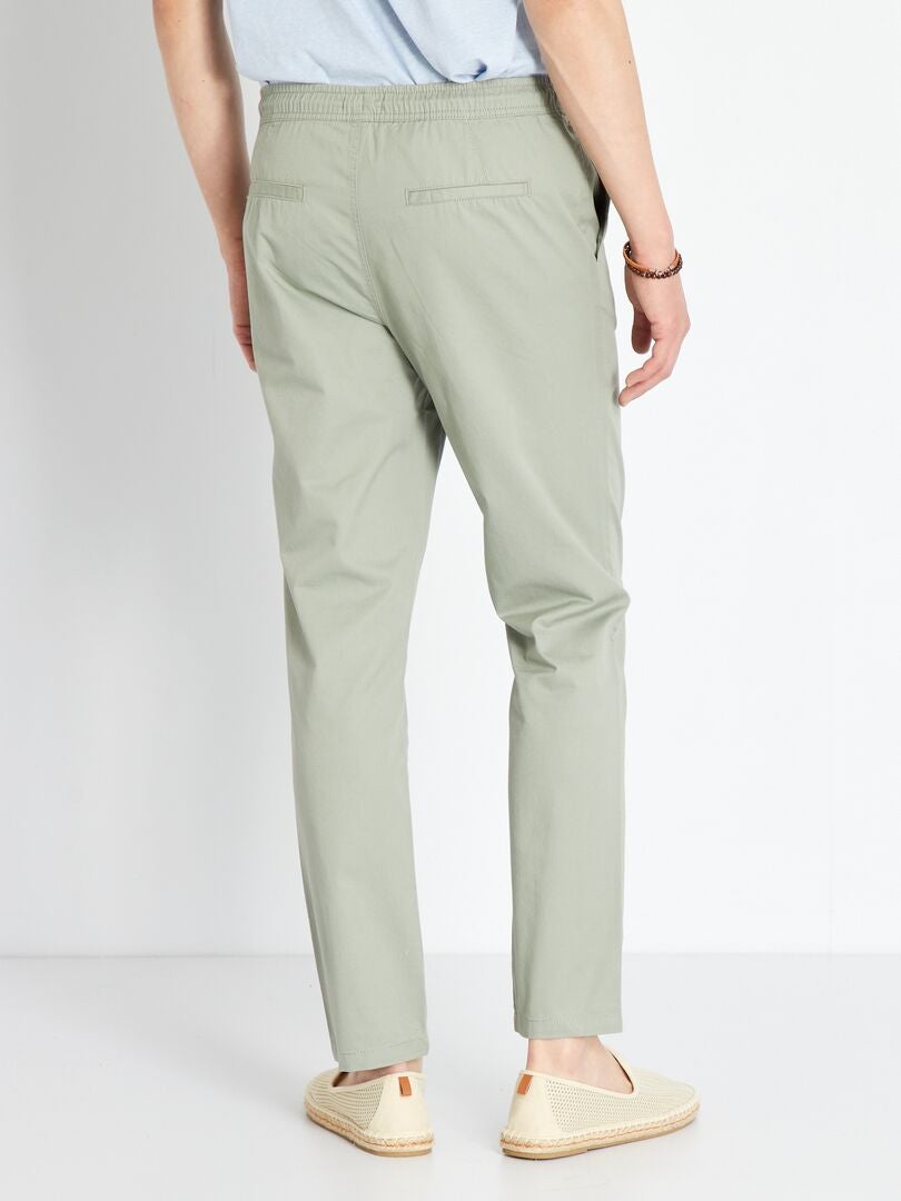 Pantaloni chino slim grigio - Kiabi