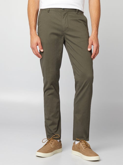 Pantaloni chino slim - Kiabi