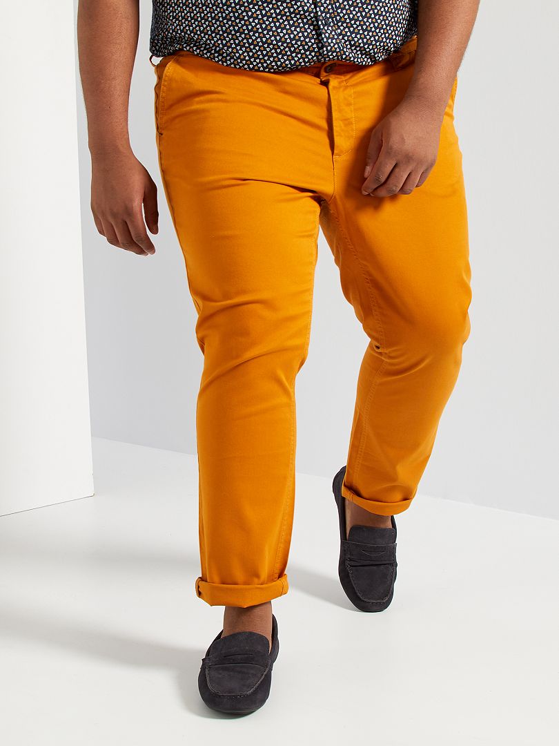 Pantaloni chino slim L30 marrone - Kiabi