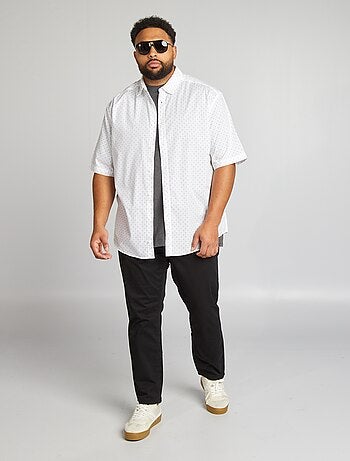 Pantaloni slim, in cotone, stretch, colorati - nero - Kiabi