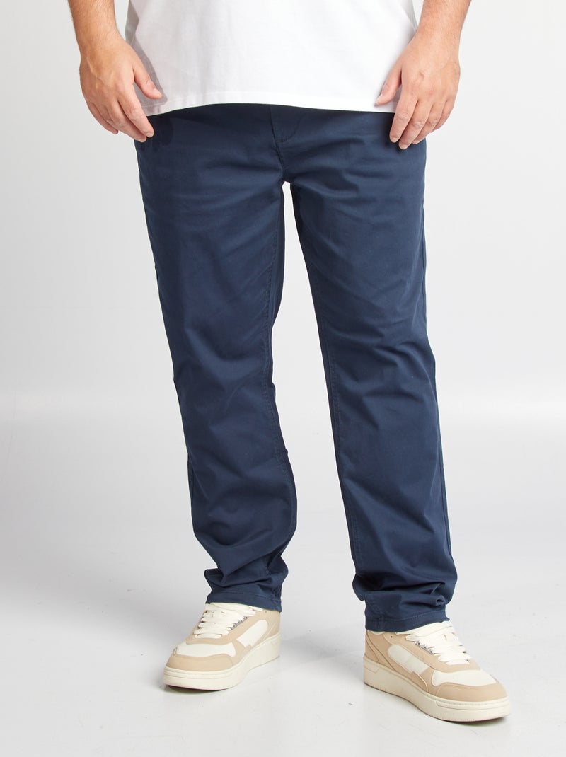Pantaloni chino slim L34 blu - Kiabi