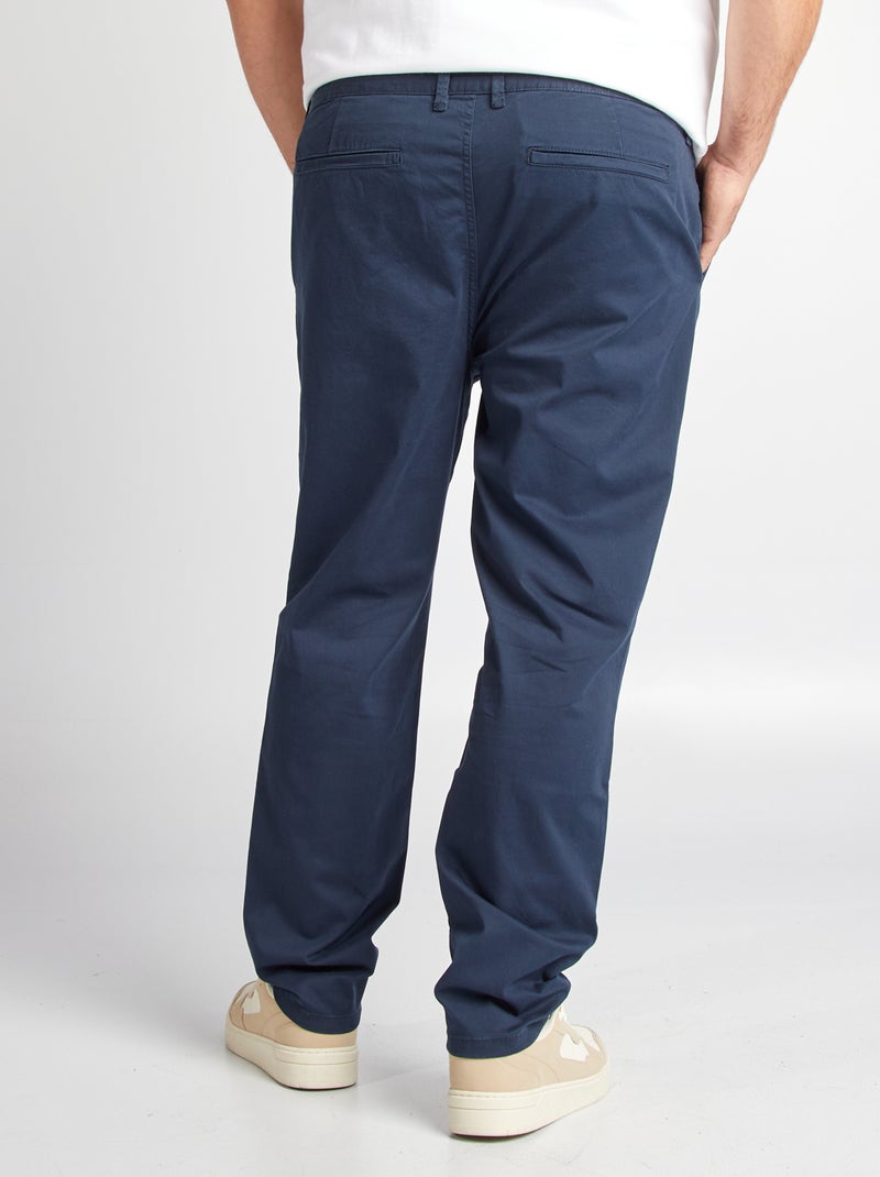 Pantaloni chino slim L34 blu - Kiabi