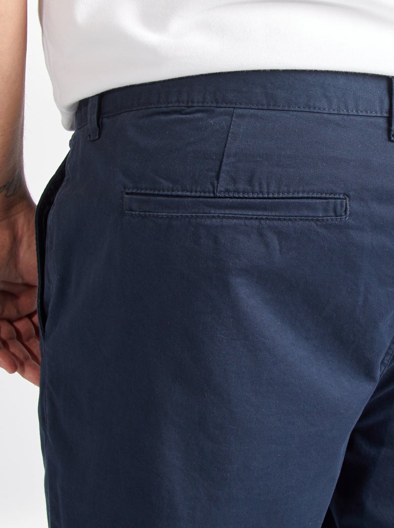 Pantaloni chino slim L34 blu - Kiabi