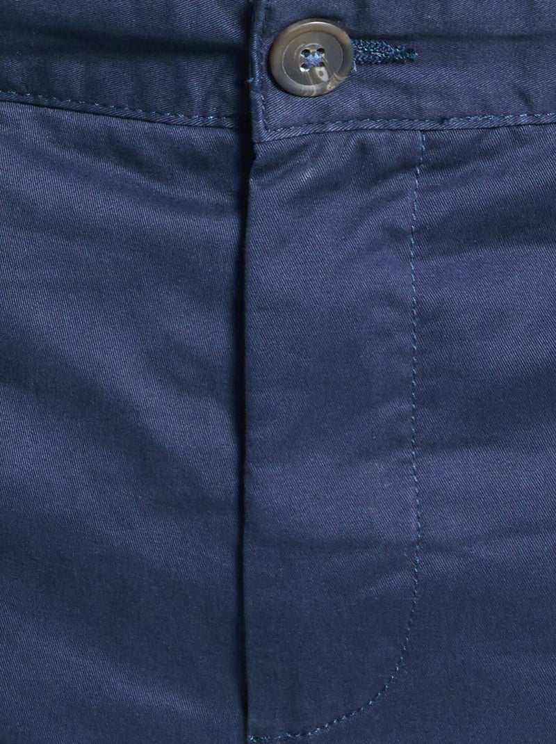 Pantaloni chino slim L34 blu - Kiabi