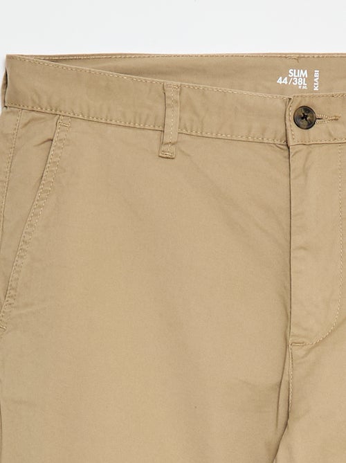 Pantaloni chino slim L38 +195 cm - Kiabi