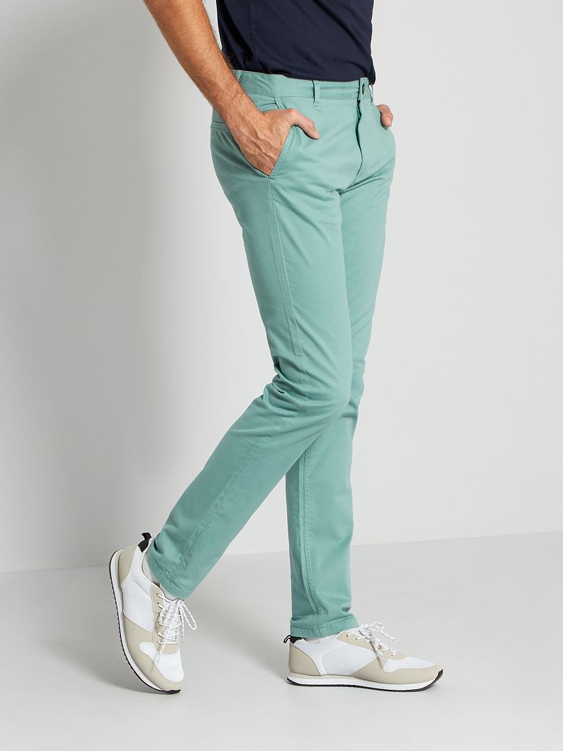 Pantaloni chino slim L38 +195 cm blu - Kiabi