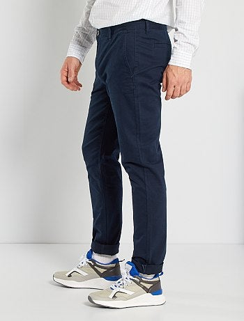Pantaloni chino slim L38 +195 cm