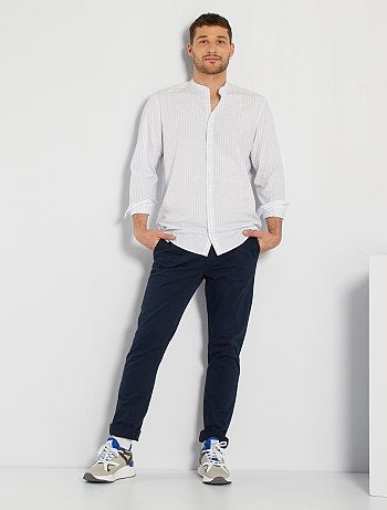Pantaloni chino slim L38 +195 cm