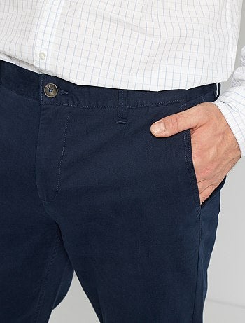 Pantaloni chino slim L38 +195 cm