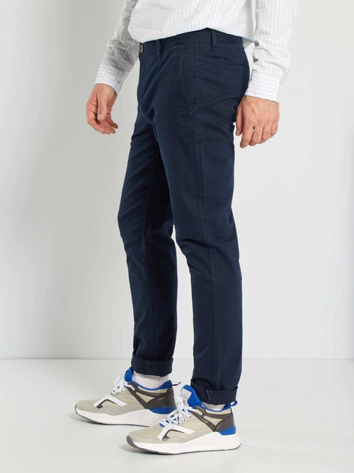 Pantaloni chino slim L38 +195 cm - Kiabi