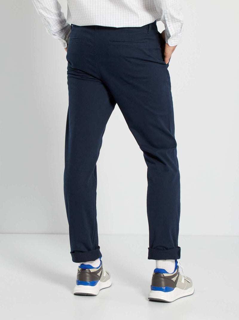 Pantaloni chino slim L38 +195 cm blu - Kiabi