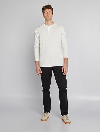 Pantaloni chino slim L38 +195 cm