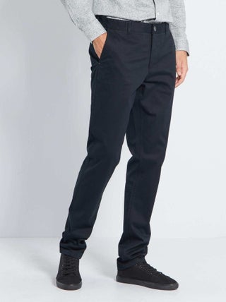 Pantaloni chino slim L38 +195 cm