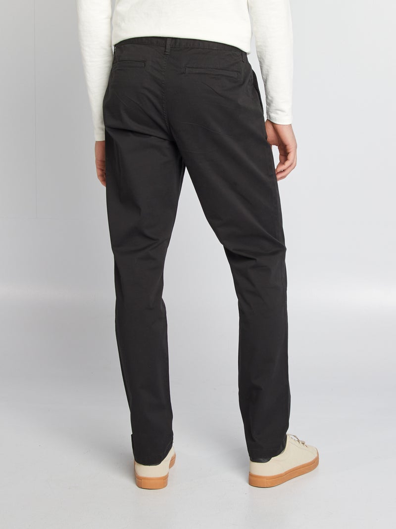 Pantaloni chino slim L38 +195 cm Nero - Kiabi