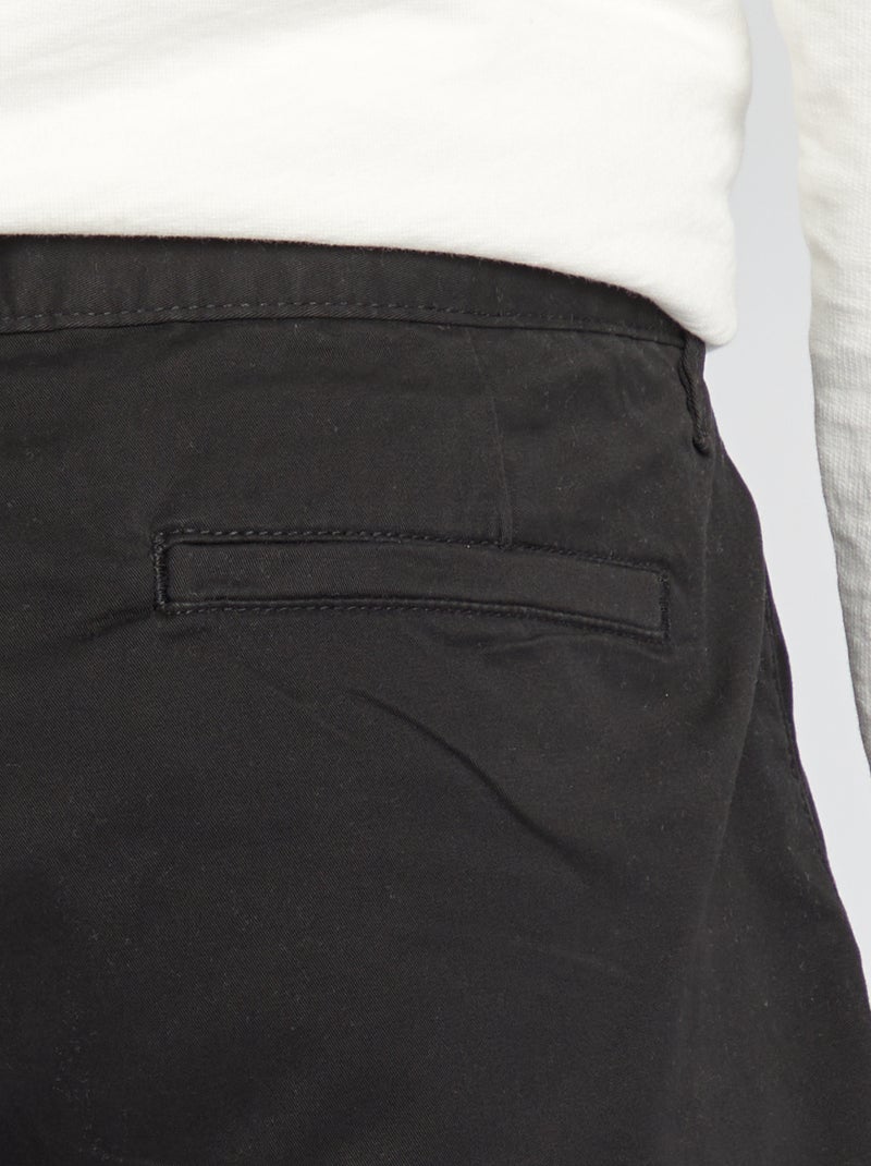 Pantaloni chino slim L38 +195 cm Nero - Kiabi