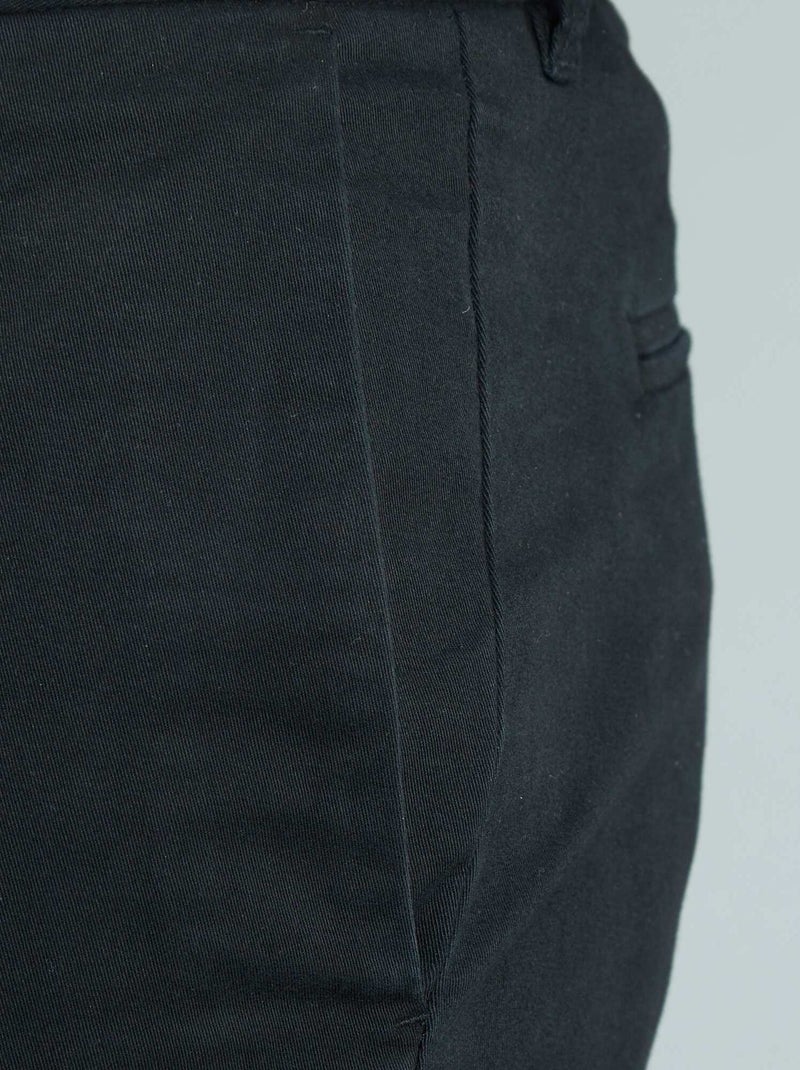 Pantaloni chino slim L38 +195 cm Nero - Kiabi