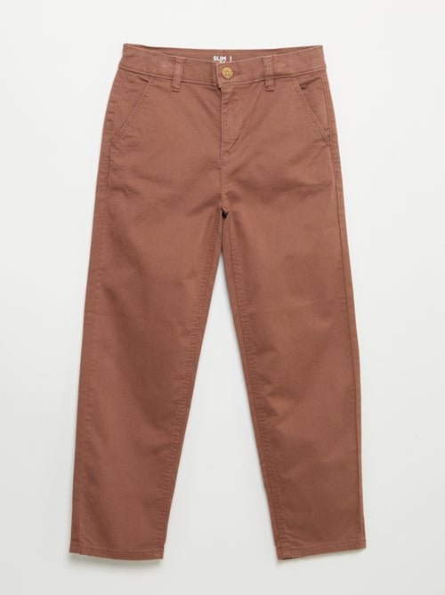 Pantaloni chino slim - Kiabi