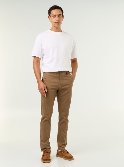 Pantaloni chino slim - Kiabi Pantaloni chino slim - Kiabi