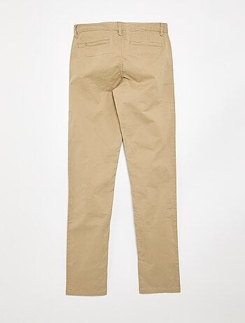 Pantaloni chino slim puro cotone L36 + 1 m 90
