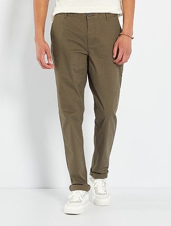 Pantaloni eleganti Uomo | cachi | Kiabi