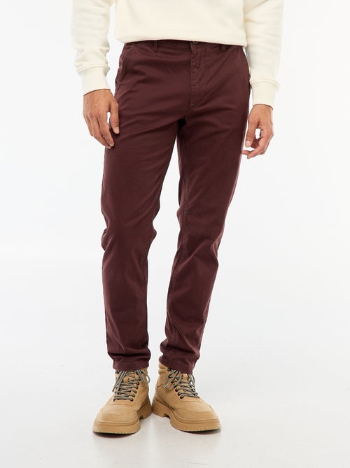 Pantaloni chino slim - Kiabi
