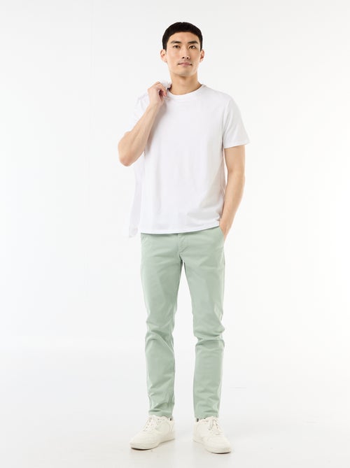 Pantaloni chino slim - Kiabi