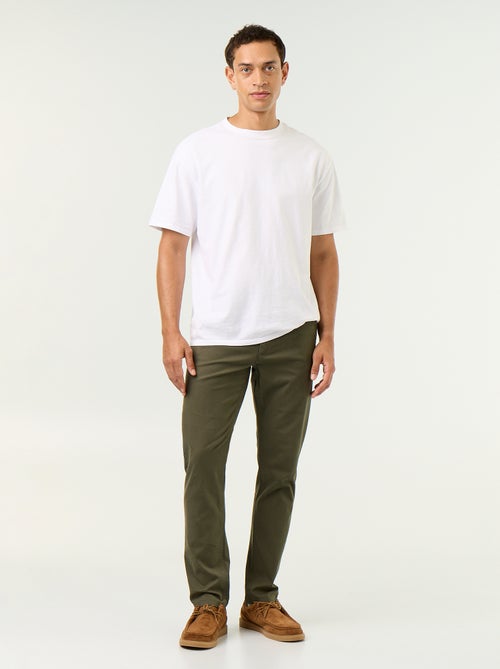 Pantaloni chino slim - Kiabi Pantaloni chino slim - Kiabi