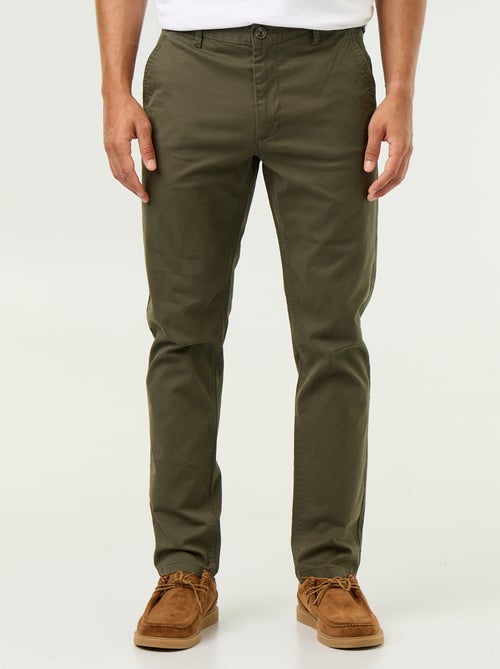 Pantaloni chino slim - Kiabi Pantaloni chino slim - Kiabi