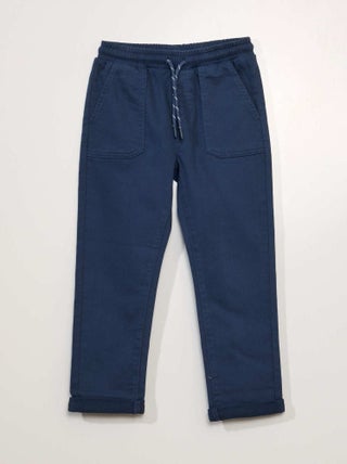 Pantaloni chino stile joggers