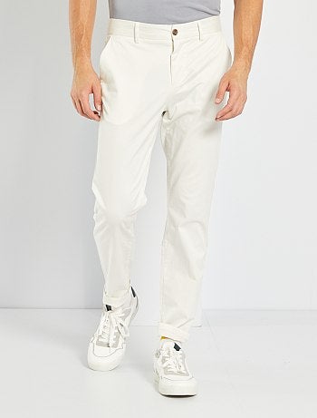 Pantaloni da - bianco - Kiabi