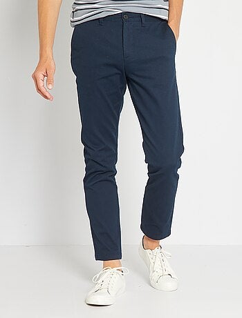 Pantaloni slim CliftonClosed in Cotone da Uomo colore Blu Uomo Abbigliamento da Pantaloni casual eleganti e chino da Pantaloni casual 
