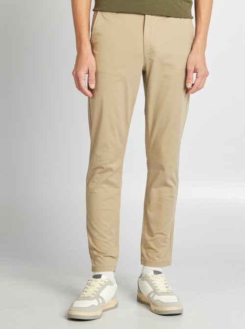 Pantaloni chino taglio slim L30 - Kiabi