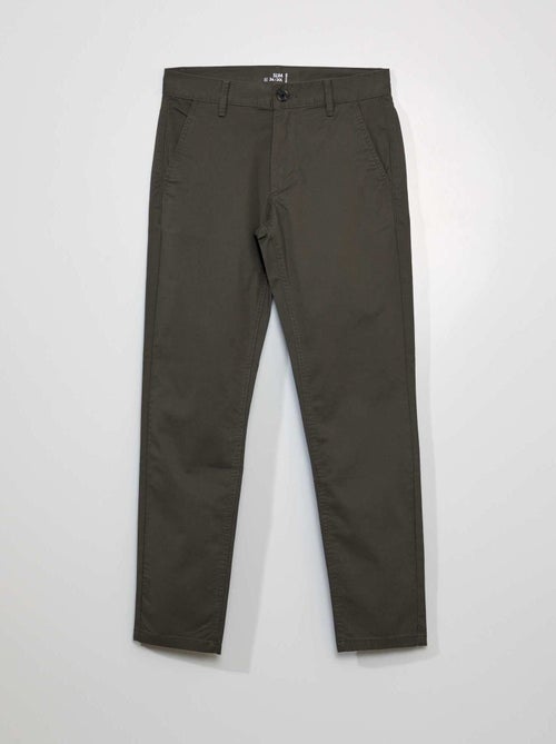 Pantaloni chino taglio slim L30 - Kiabi