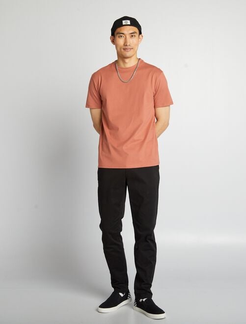 Pantaloni chino taglio slim L30 - NERO - Kiabi - 15.00€