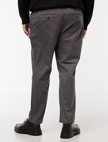 Pantaloni chino tinta unita in cotone stretch