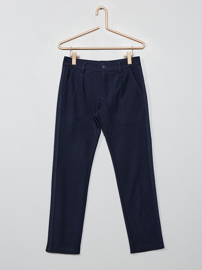 Pantaloni chino twill blu - Kiabi