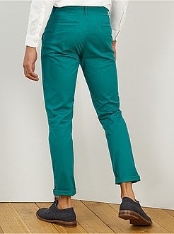 Pantaloni chino twill cotone stretch - Kiabi